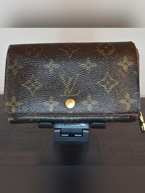 Louis Vuitton Monogram Tresor Wallet Brown Canvas | Authentic | Vintage